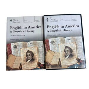 Great Courses English in America A Linguistic History DVDs Guidebook Schilling